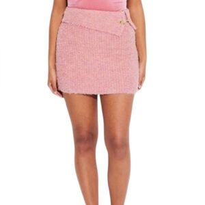 Wild Fable Women’s Boucle Sweater Skirt Soft Pink Mini Size XXS